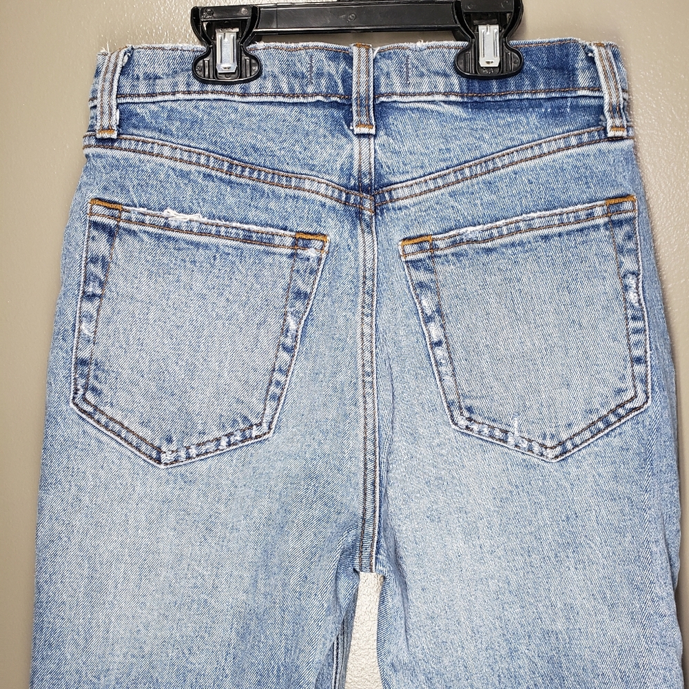 Abercrombie & Fitch 90s Straight Ultra High Rise Jeans Womens Size 4S / 27 - Picture 4 of 11